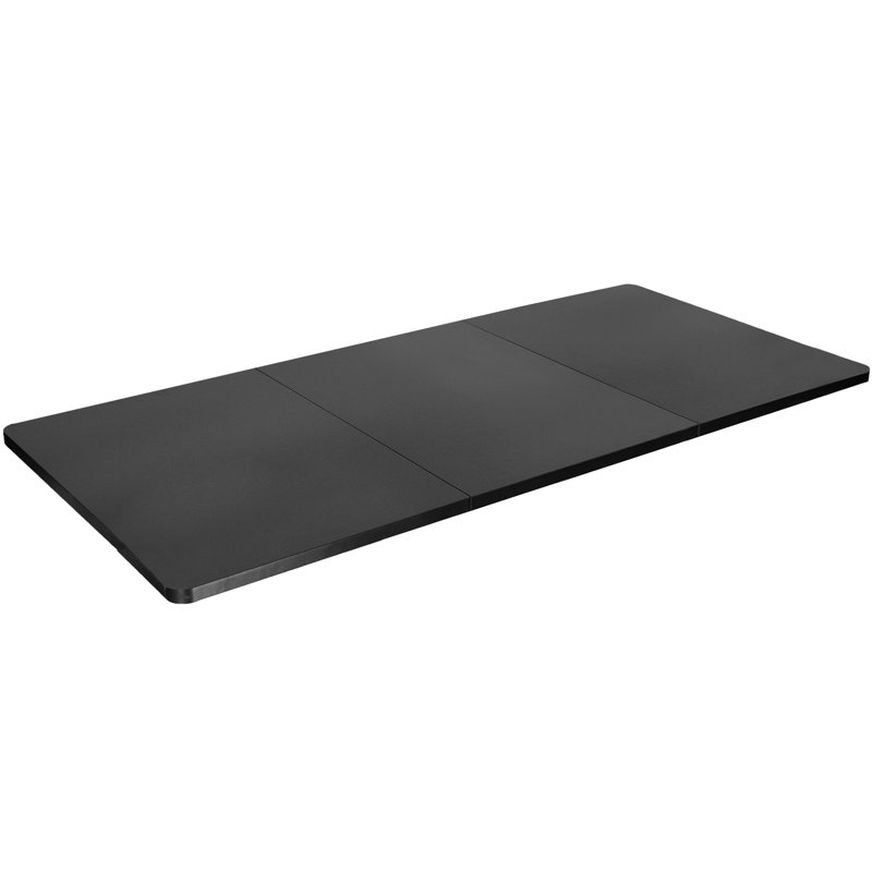 De table, 83" x 30", Noir, 3-Piece
