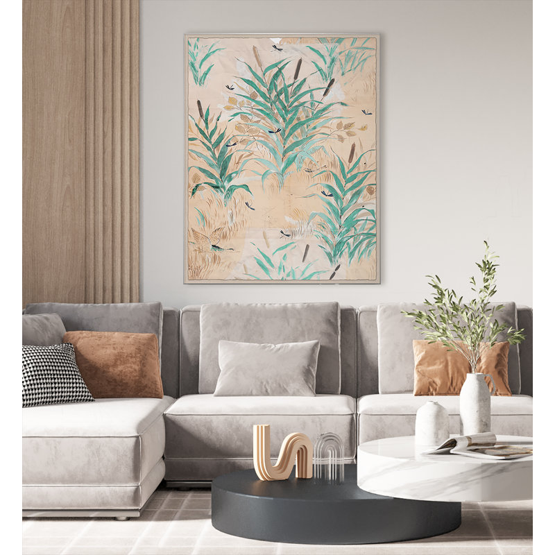 Les Roseaux Print by Paule Marrot, Unframed, 54" H x 42" W x 1.25" D