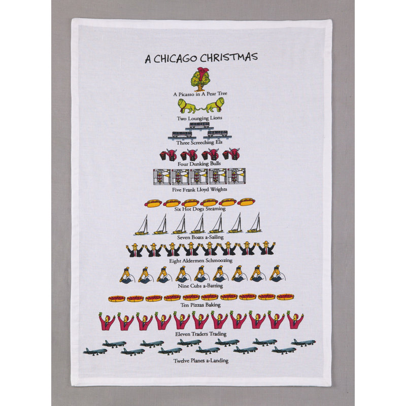 Serviette de cuisine A Chicago Christmas