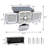 4 - Head LED Solar Powered Dusk to Dawn Outdoor Security Flood Light with Motion Sensor