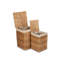 Wicker 2 Piece Lined Laundry Basket Set-45118730