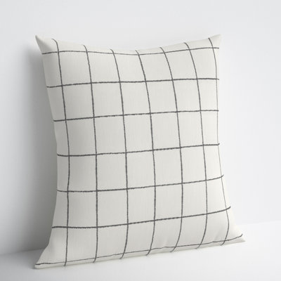 Solada Geometric Cotton Pillow Cover
