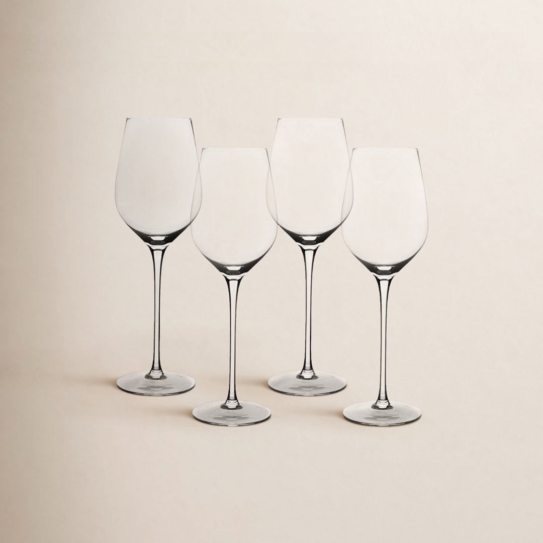 over&back Traditional Mouth-Blown Glassware - Set of 4 Classic Stem (Set of 4) over&back 
