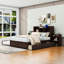 Lit plateforme avec tiroirs Dyonne-850469753