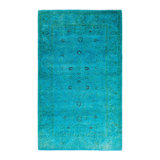 Overyed One-of-a-Kind Rectangle 3'2" X 5'1" Hand Knotted Area Rug