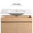 Vedat 23.81'' Single Bathroom Vanity with Solid Wood Top
