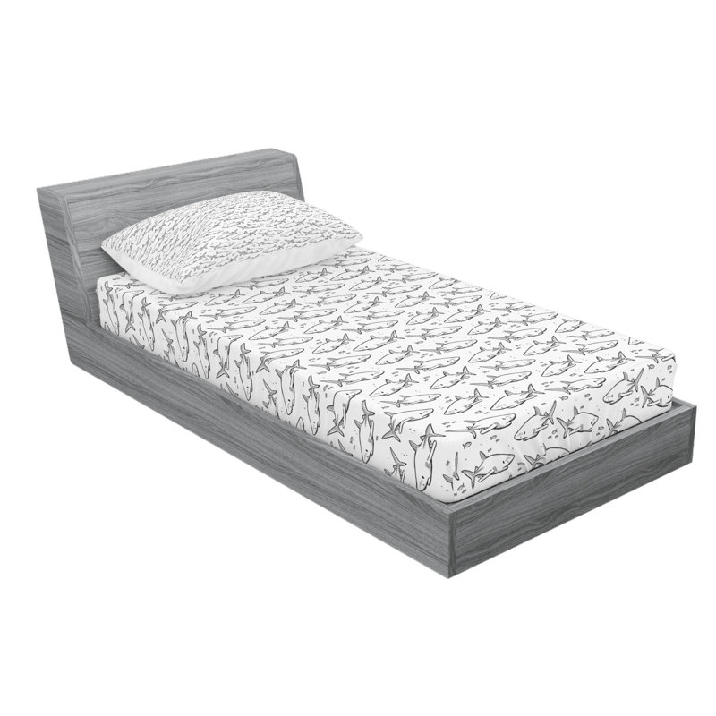 Microfiber Sheet Set, Twin XL Sheet Set with Fitted Sheet