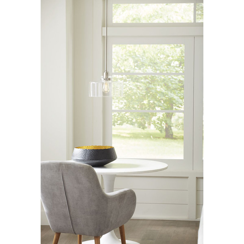 Leyden 1 - Light Single Pendant, Brushed Nickel
