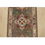 Tapis de style tribal en laine noué à la main 2 pi 1 po x 6 pi 2 po Kazak