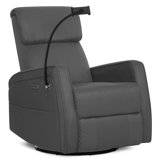 Evolur Maverick Power Recline Glider With Device Holder