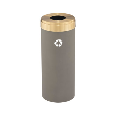 Steel Open Outdoor Trash/Recycling Bins