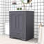 Meuble-lavabo moderne de 24 po avec lavabo - design élégant, grand espace de rangement-1573826161