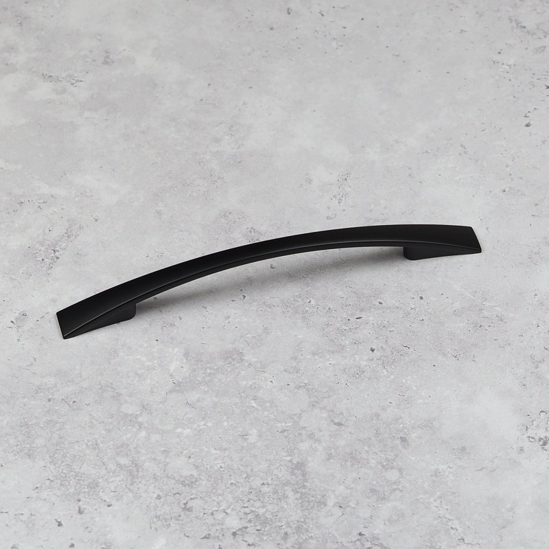 Matt Black Slim Bow Handles, 128mm