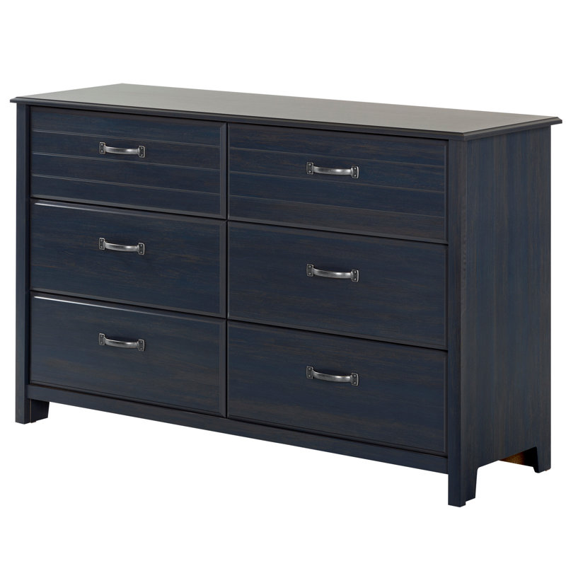 Asten 6-Drawer Dresser, Blueberry