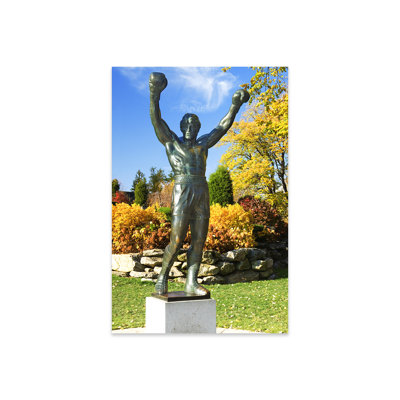 " Rocky Statue, Philadelphia Museum Of Art, Benjamin Franklin Parkway, " by Panoramic Images
