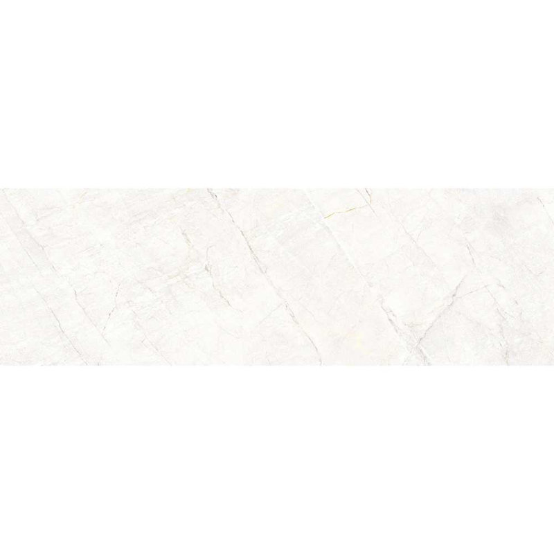 Carreau de céramique blanche brillante Milos Sky 12 po x 40 po