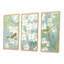 Oiseaux sur fleur - ensemble d'art mural sur toile traditionnel encadré de 3-1317081712-1317081711