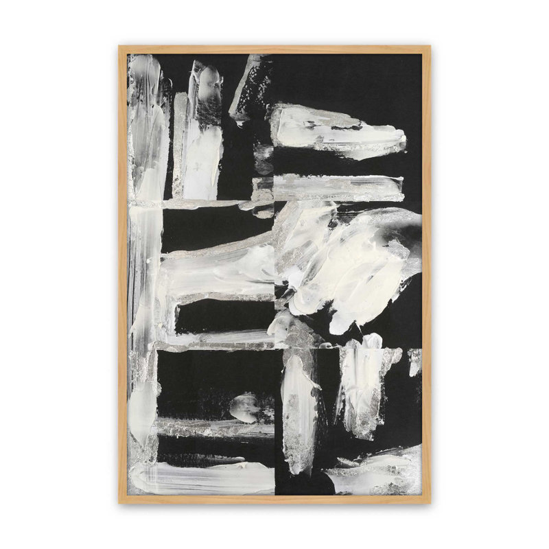«Structural Dissonance I» par Melissa Wang, reproduction d'art, Tanné, Impression sur cadre ouvert sans papier mat