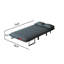 Chaise convertible 39 po