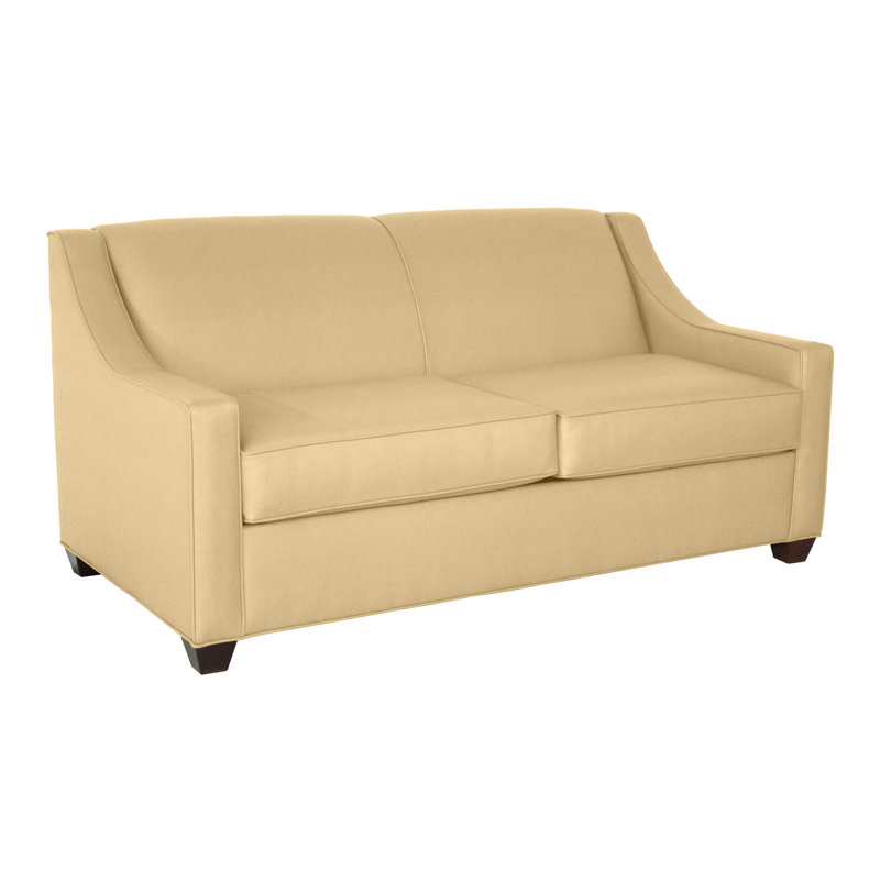 Phillips 68" Square Arm Loveseat with Reversible Cushions, Cafelle, Dillon Buff