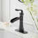 Single-Hole Single-handle Bathroom Faucet with Drain Assembly