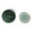 Set Of 2 Ceramic Planters With Textured Bubble Surface And Saucers - Modern Decorative Container Pots For Stylish Indoor Display And Versatile Plant Arrangements-878722645