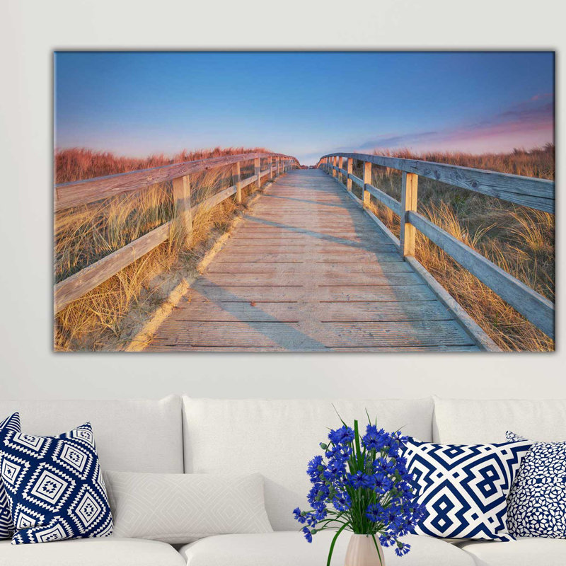 « dock ii », reproduction de photo sur toile tendue, H 24 po x l 40 po x P 1,5 po