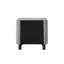 Table de chevet Cleo Grey Boucle