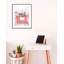 Miss Pink Perfume Bottle - Single Picture Frame Print