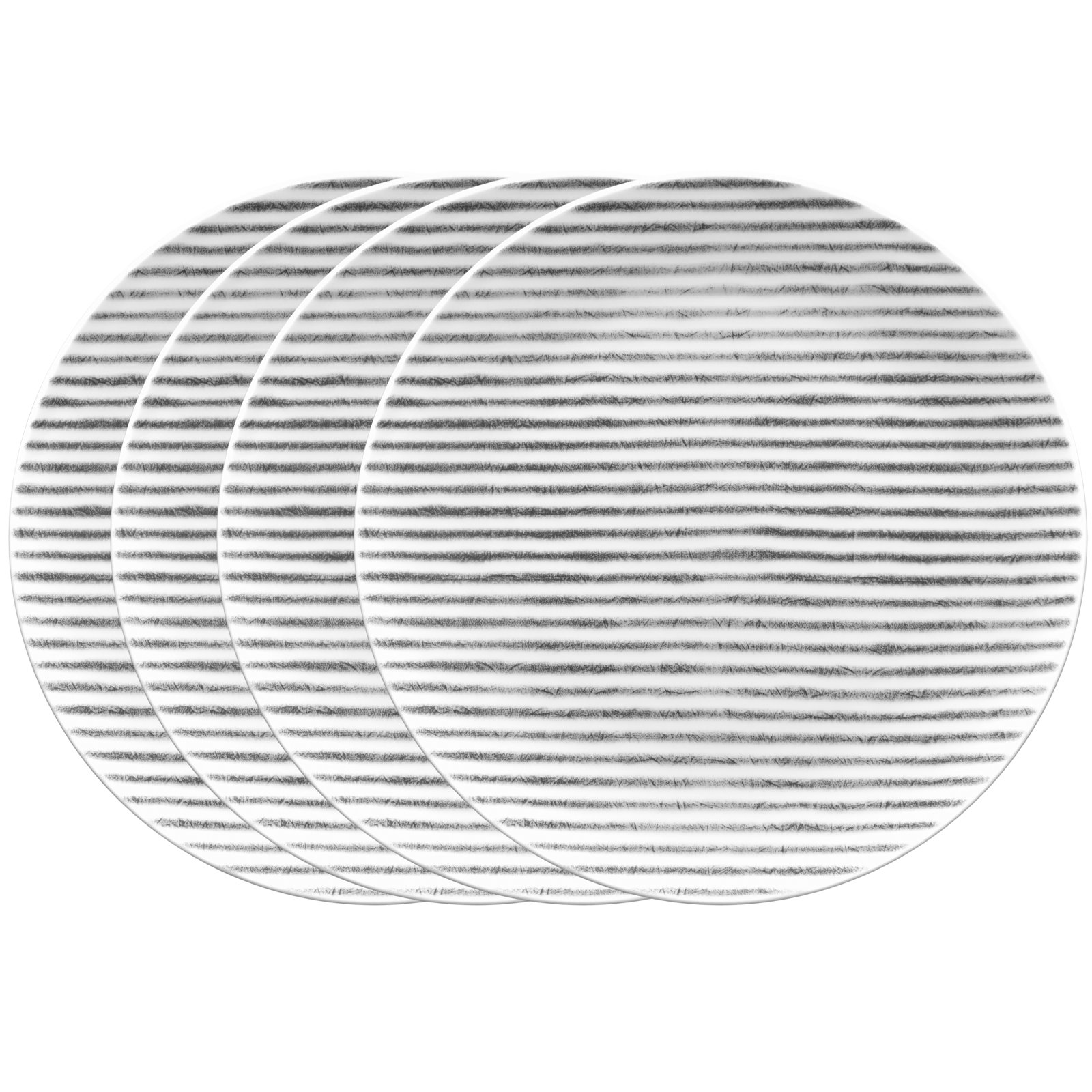 Hammock 10" Porcelain Salad Plate, Gray