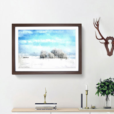 Winter Trees - Picture Frame Painting Print