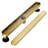 FINE FIXTURES 24-Inch Linear Shower Drain, Tile Insert & Grate 2-in-1 Design, Rounded Edge, 10-Gauge Stainless Steel, Center Outlet, Hair Strainer Included-126703176