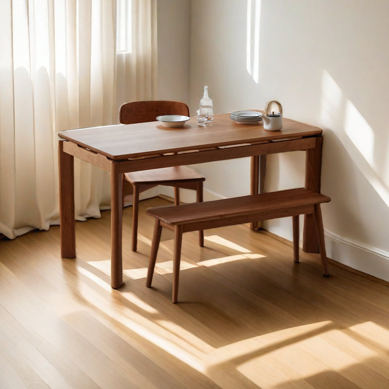 Table de salle à manger Volnak, H 29,5 po x L 55,1 po x l 27,6 po