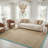 Auckland Bamboo Slat/Seagrass Natural/Teal Area Rug-896960822