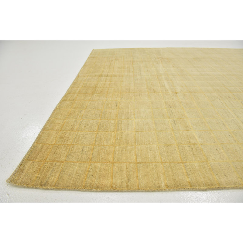 Tapis de surface en laine 6 pi 6 po x 9 pi 5 po one-of-kind noué la crème Didcot