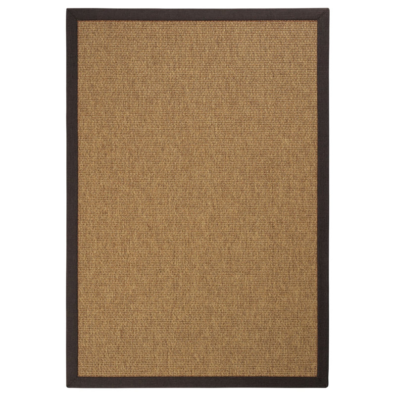 Alexandrea Solid Colour Machine Made Indoor / Outdoor Area Rug, Rectangle 5'3" x 8'2"
