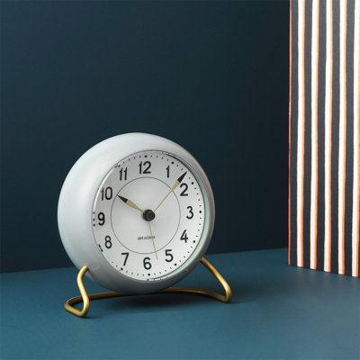 Station Electric Tabletop Clock with Alarm