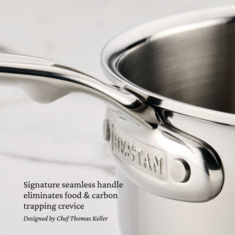 Probond Luxe 5-Quart Professional Clad Stainless Steel Essential Pan With Lid