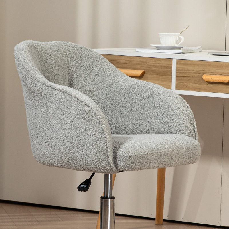 Daijha Teddy Office Chair, Grey