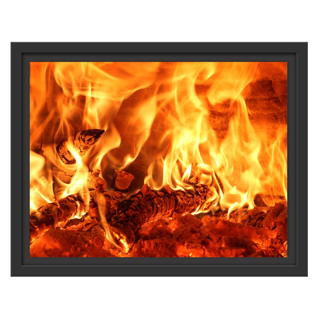 Gerahmtes Poster Cosy Wood Fire