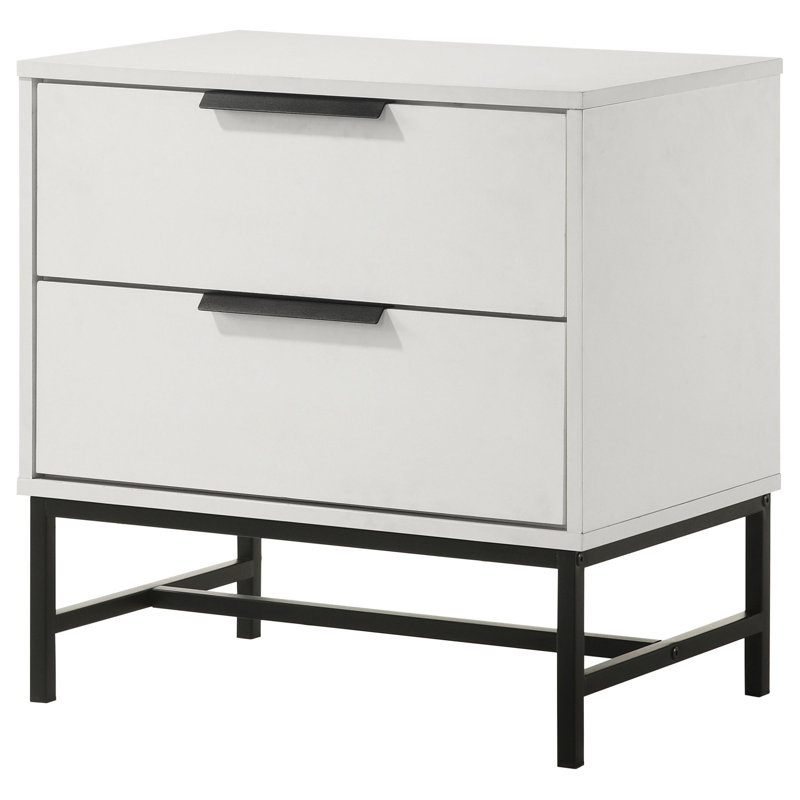 2-Drawer Nightstand Bedside Table