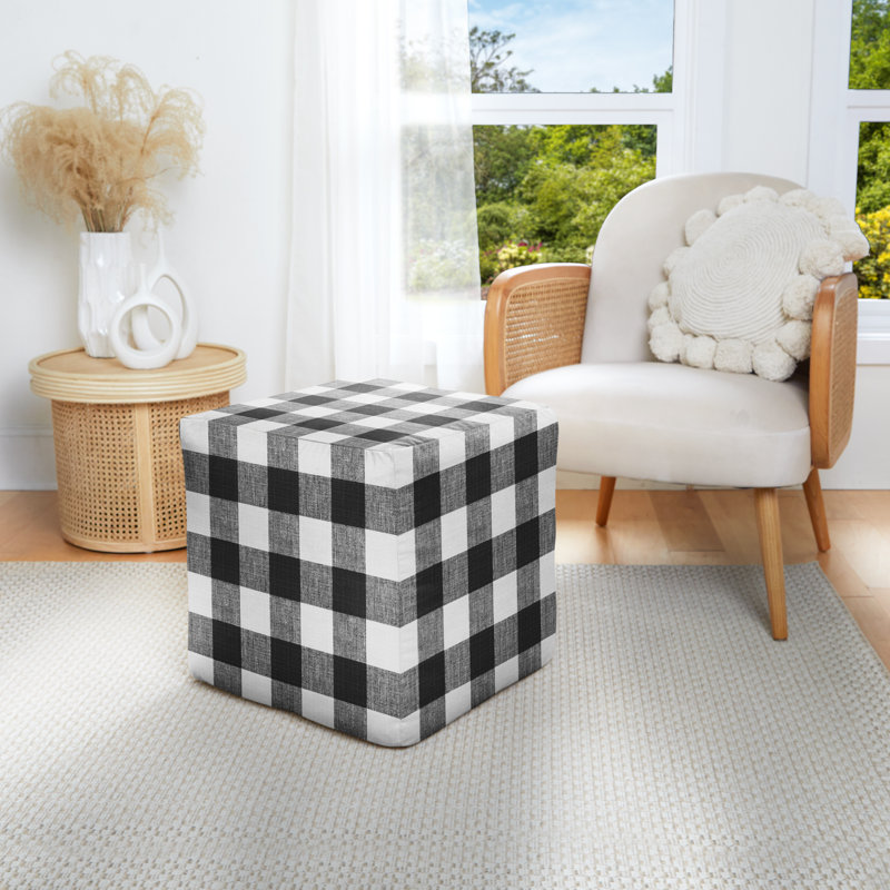 Repose-pieds d'extérieur avec coussin Orasio, Anderson mat