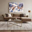 Art de toile sur toile bleue-2129344992