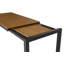 Marial Rectangular Metal Outdoor Dining Table , 205cm cm W 100cm cm D-1679450653