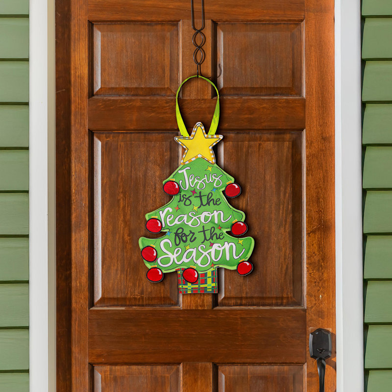 Décoration de porte Jésus est la raison