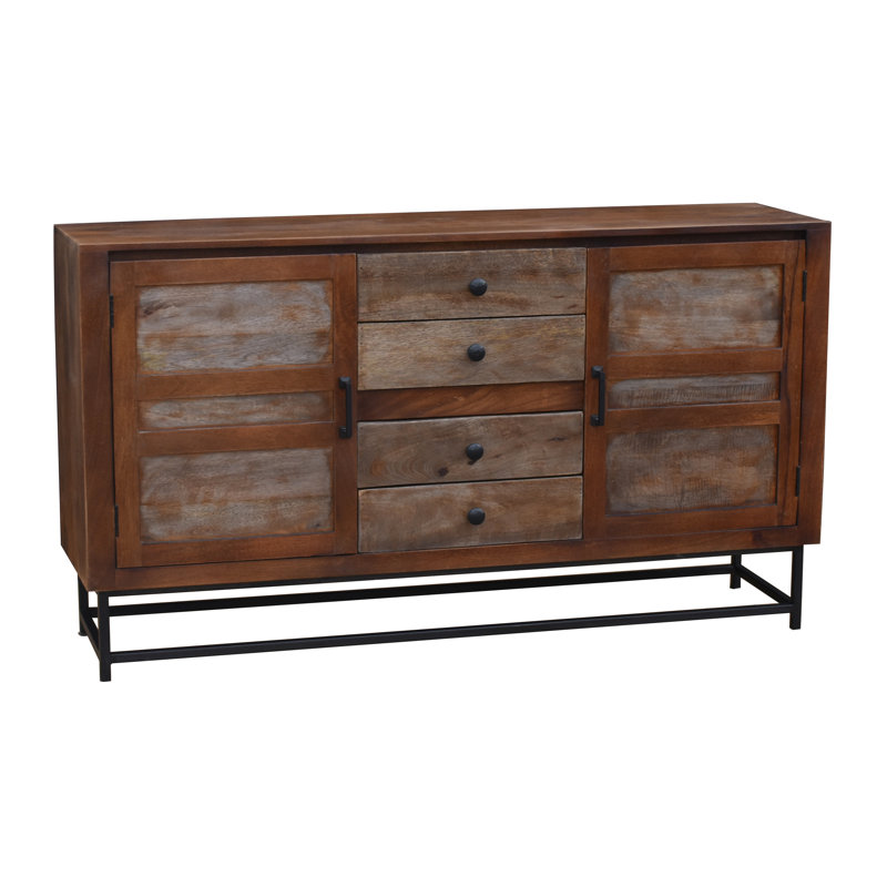 Buffet en bois 4 tiroirs Claybrooks