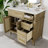 36" Single Bathroom Vanity With Ceramic Sink-1334275377