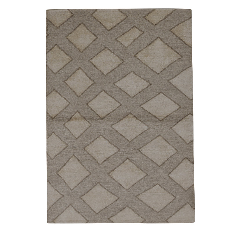 Tapis rectangulaire noué à la main