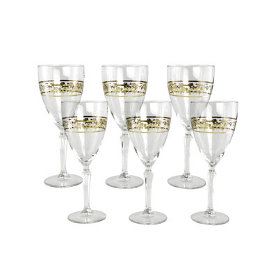 Ensemble de verres à vin en cristal 8 oz