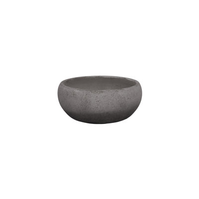 Pot de ciment noir antique
